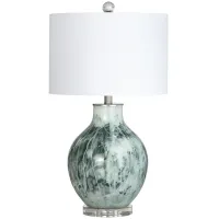 Crestview Collection Gwen 27" High Glass Table Lamp