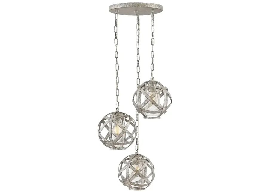 Outdoor Carson-Small Pendant-Weathered Zinc