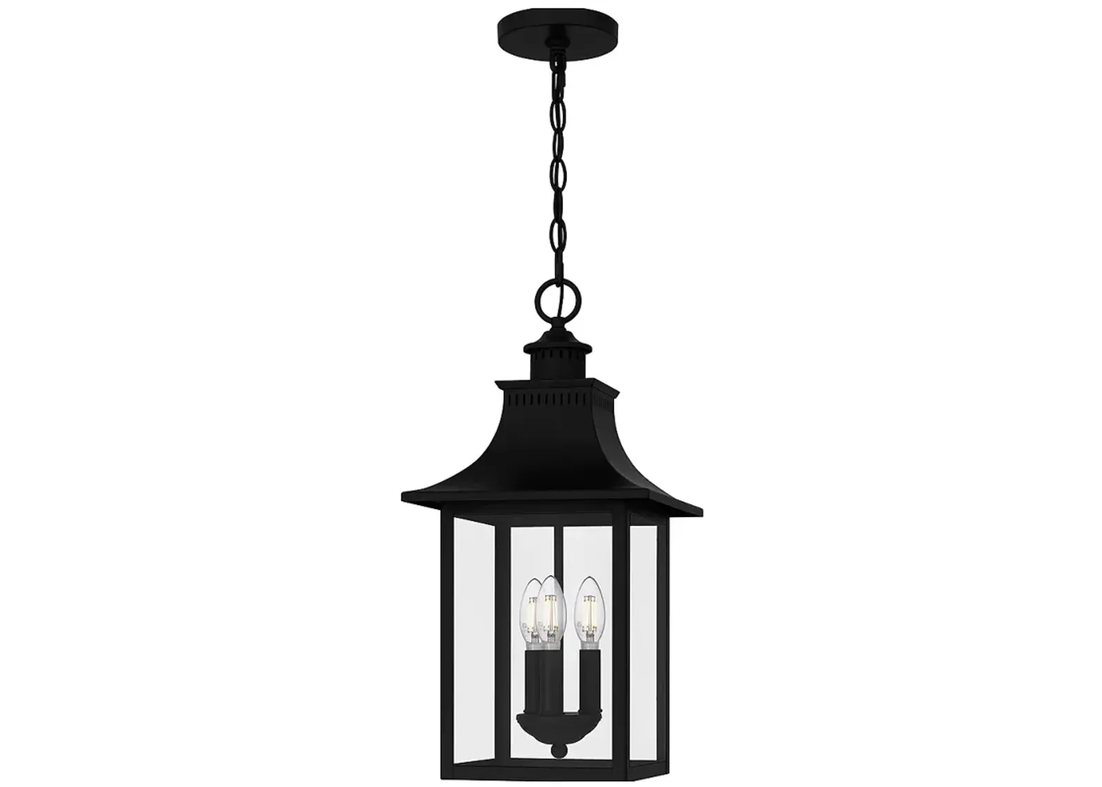 Chancellor 3-Light Mystic Black Mini Pendant Light