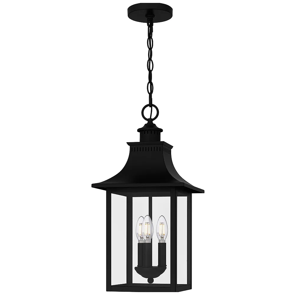 Chancellor 3-Light Mystic Black Mini Pendant Light