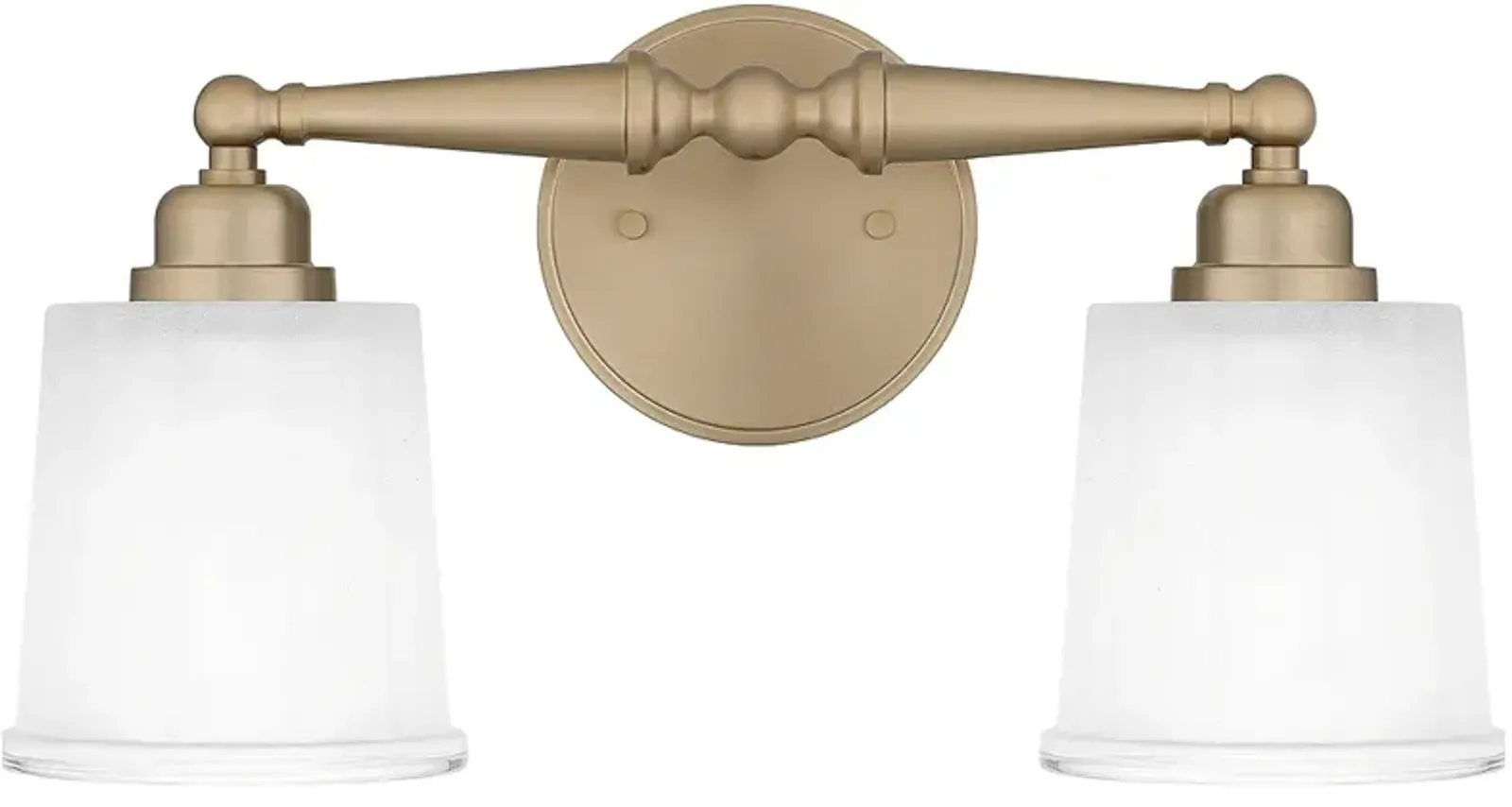 Cecilia 2-Light Bronze Gold Bath Light