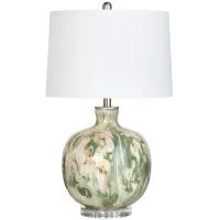 Crestview Collection Waverly 26.8" High Glass Table Lamp