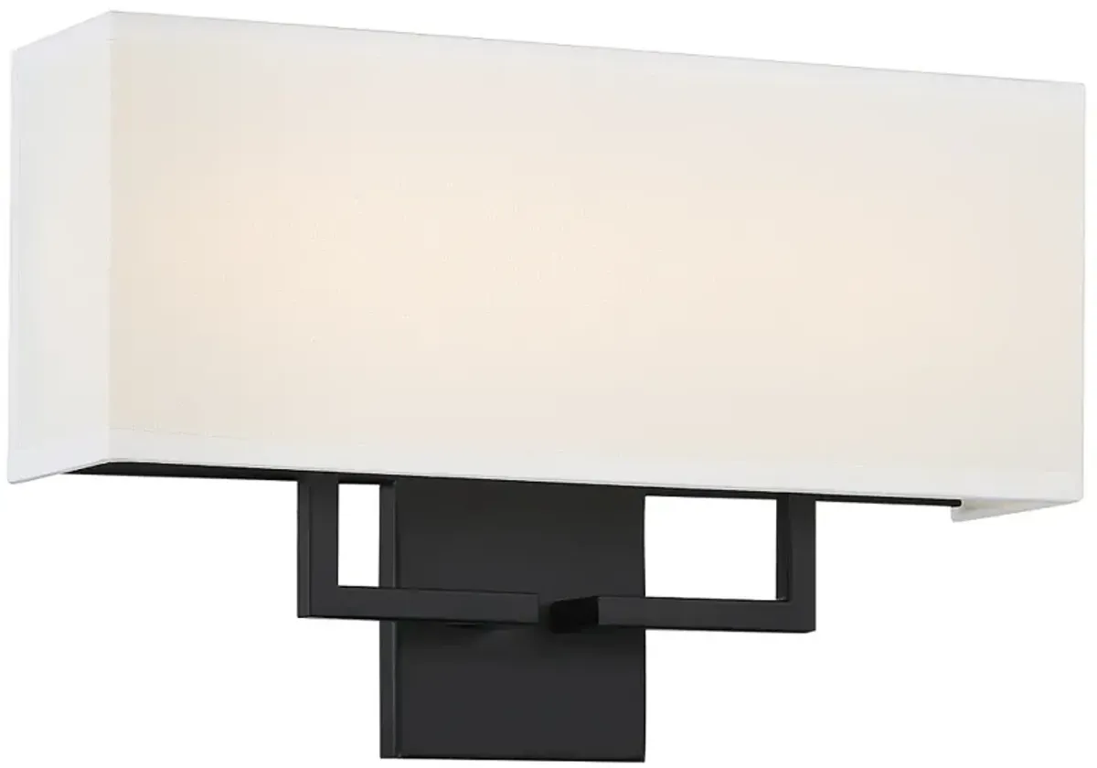 George Kovacs 16.75" Wide Coal Black Modern LED Wall Sconce