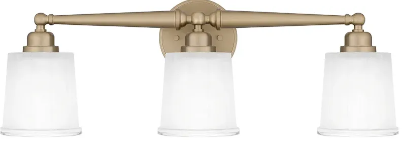 Cecilia 3-Light Bronze Gold Bath Light