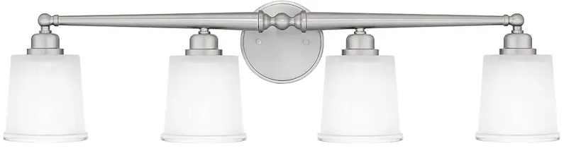 Cecilia 4-Light Brushed Nickel Bath Light