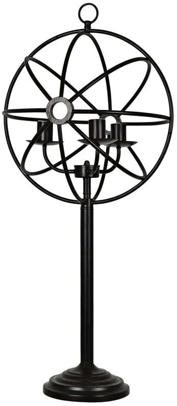 Crestview Collection Global 36 1/2" Bronze Metal Orb Table Lamp