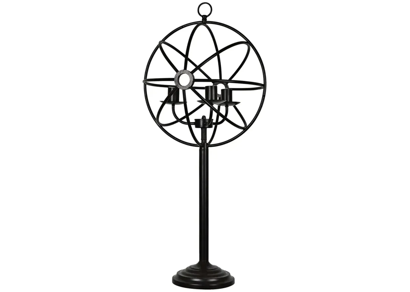 Crestview Collection Global 36 1/2" Bronze Metal Orb Table Lamp