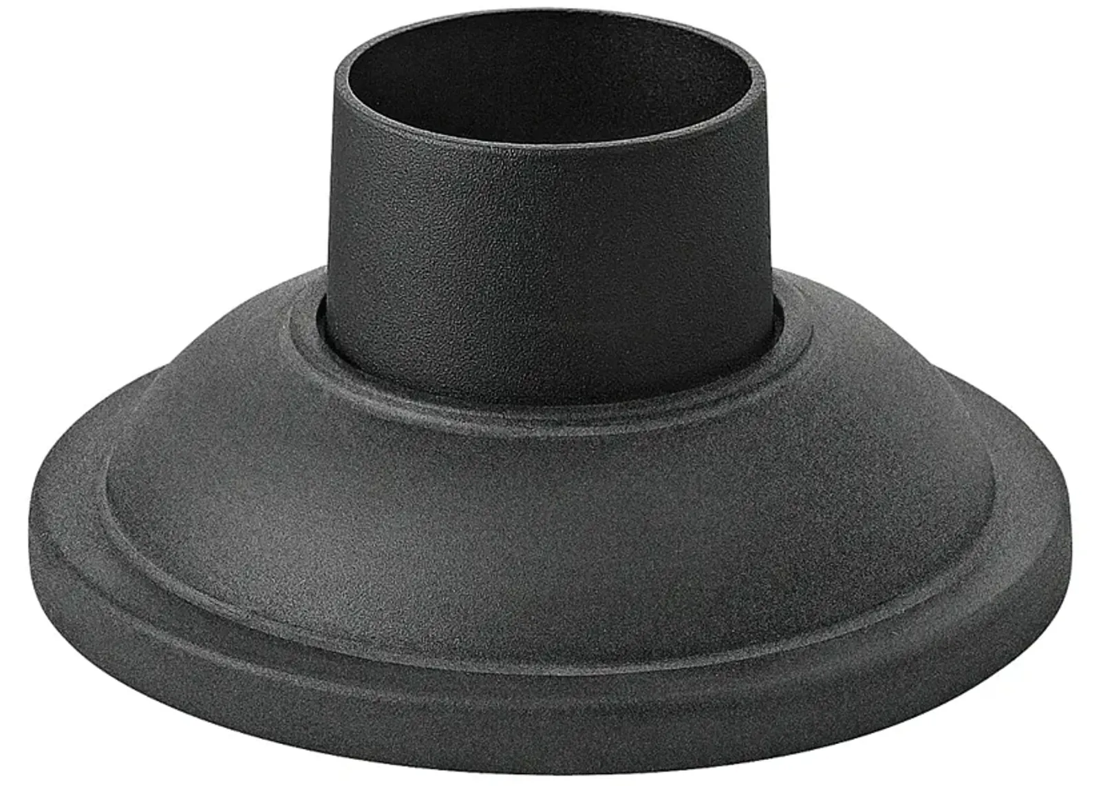 Pier Mount Fitter - Smooth Base in Mushroom Black