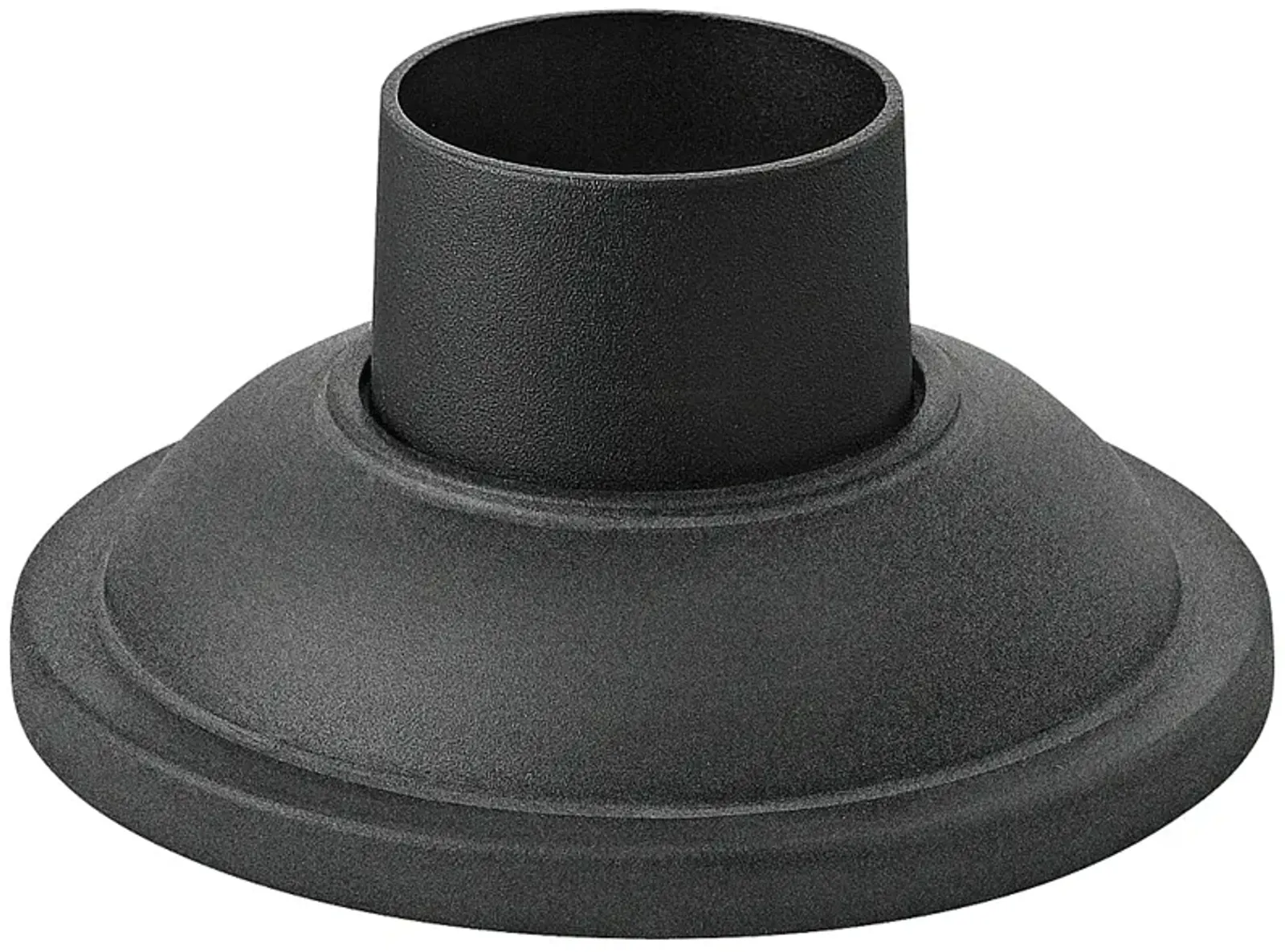 Pier Mount Fitter - Smooth Base in Mushroom Black