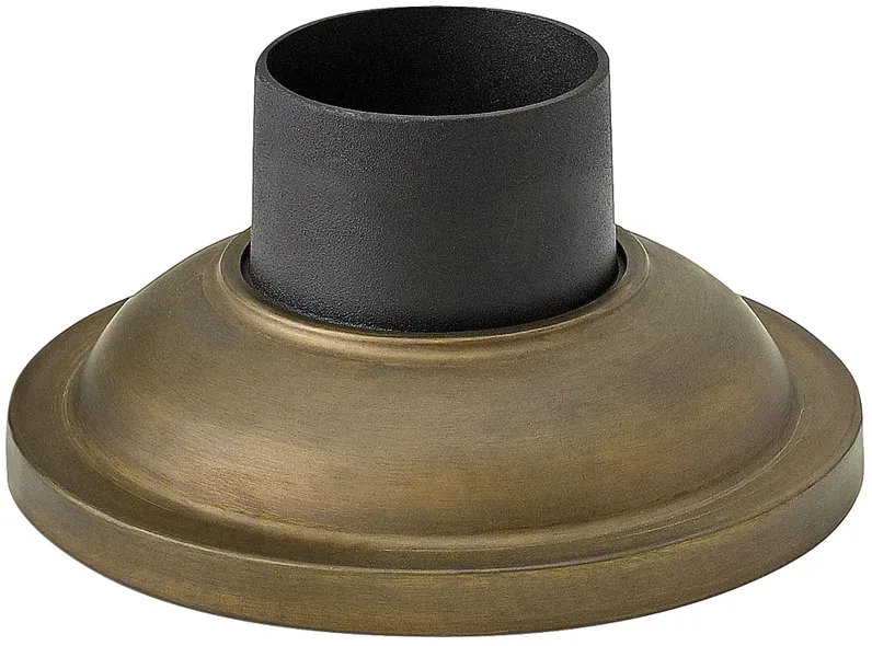 Pier Mount Fitter - Smooth Base in Sienna Bronze