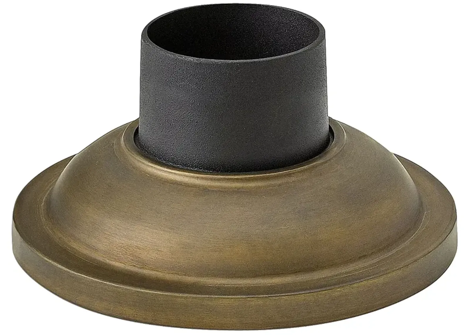 Pier Mount Fitter - Smooth Base in Sienna Bronze