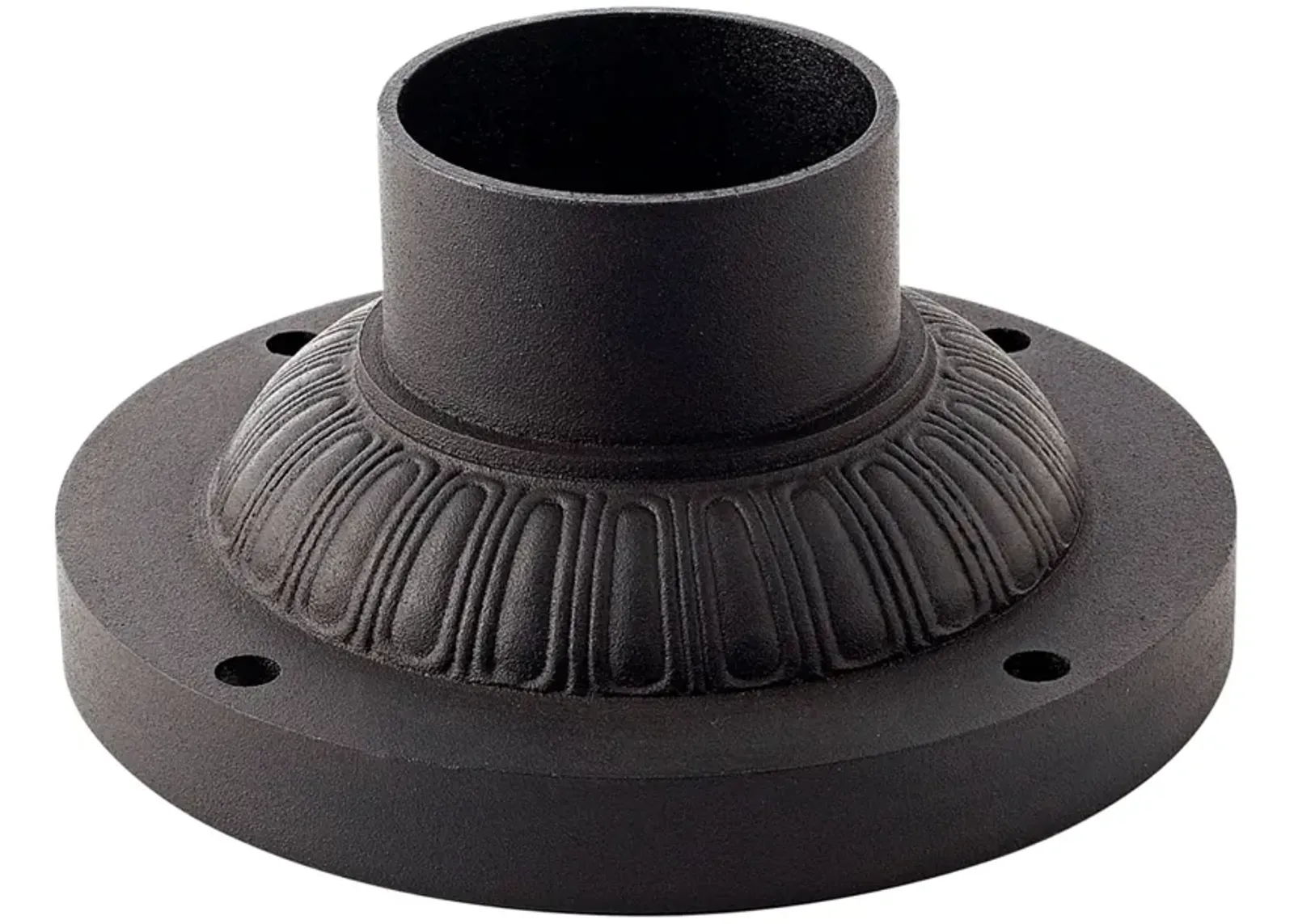 Pier Mount Fitter - Decorative Base in Museum Bronze