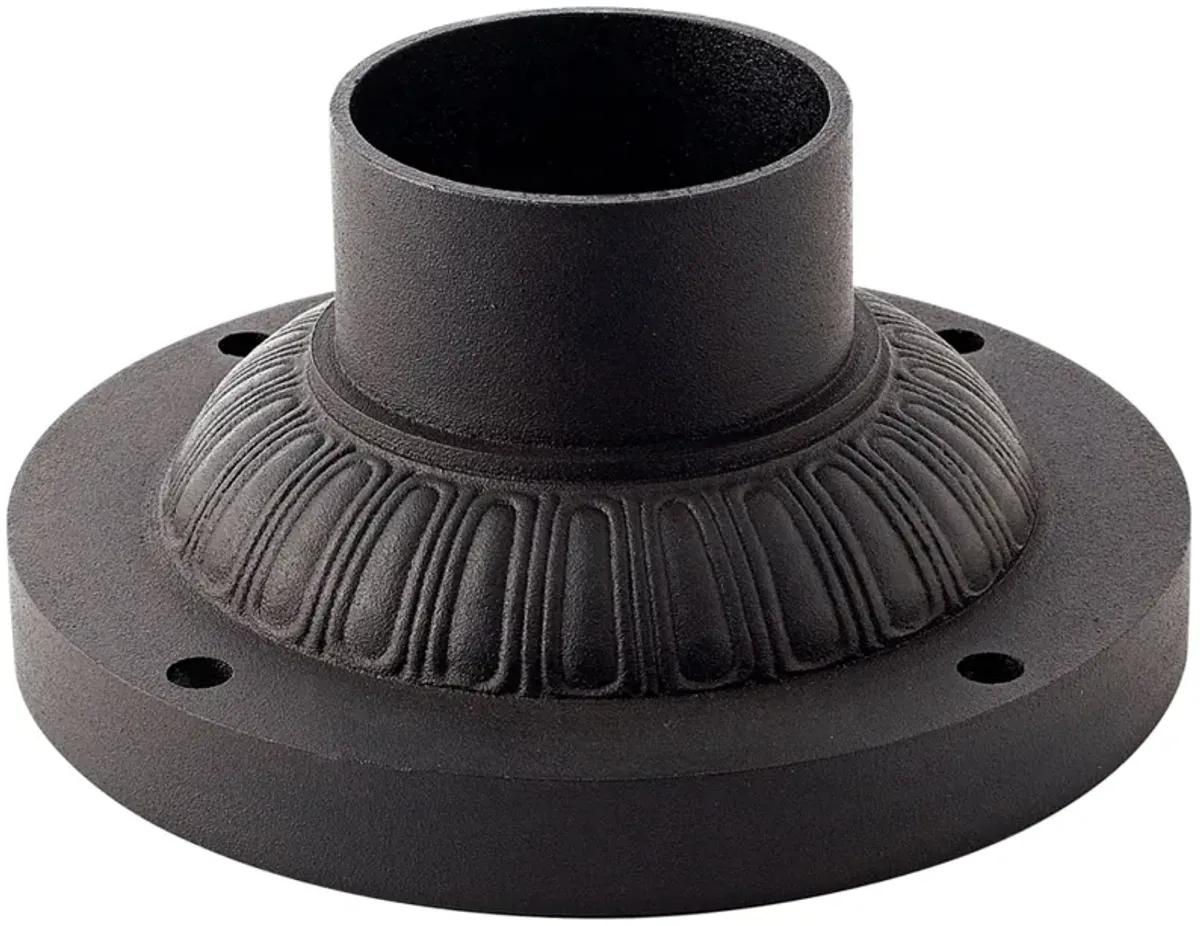 Pier Mount Fitter - Decorative Base in Museum Bronze