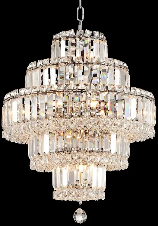 Vienna Full Spectrum 18 1/2"  Magnificence 18-Light Crystal Chandelier