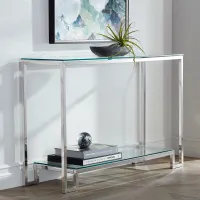 Krista 47 1/2" Wide Modern Glass Console Table