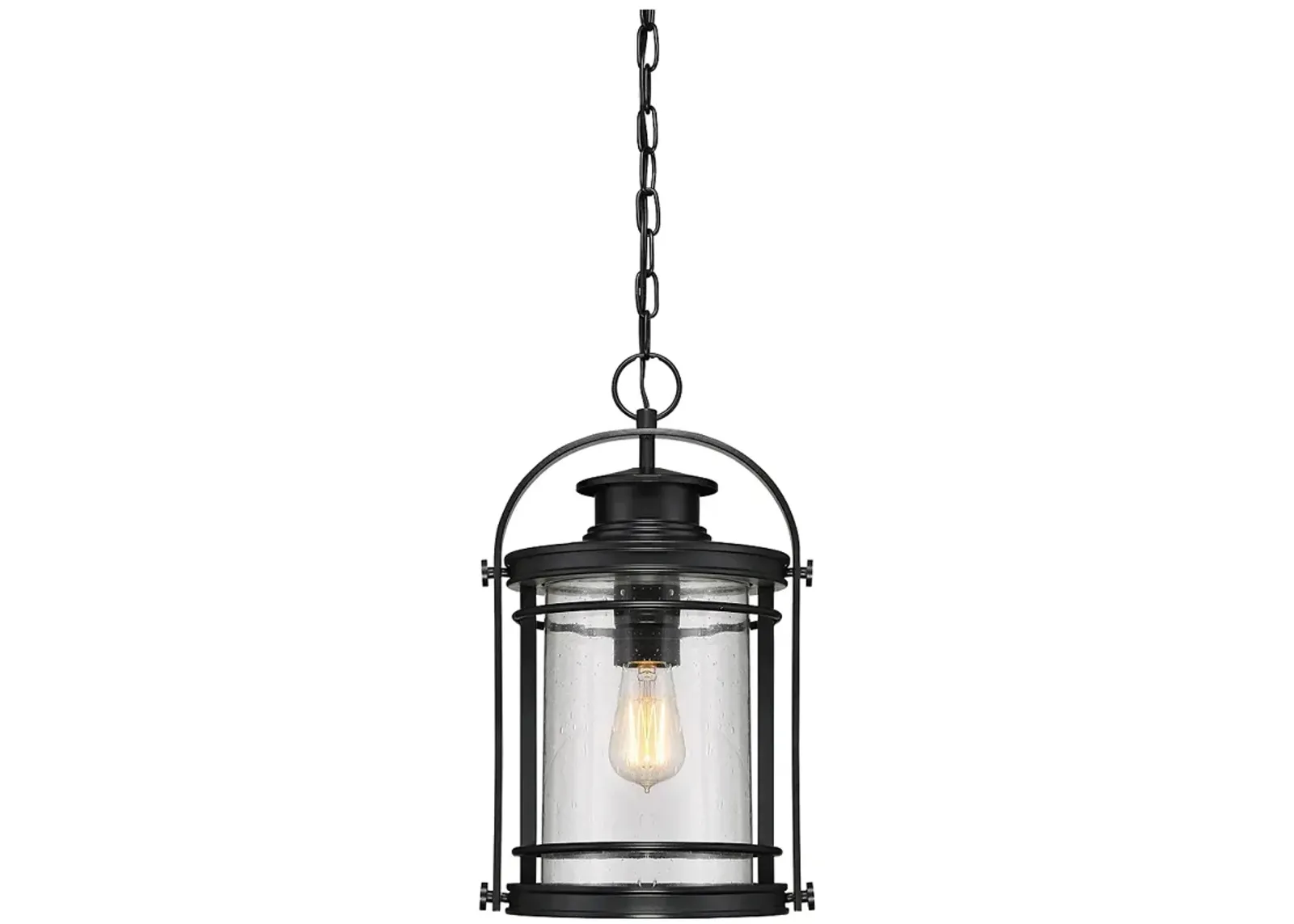 Quoizel Booker 17 3/4"H Mystic Black Outdoor Hanging Light