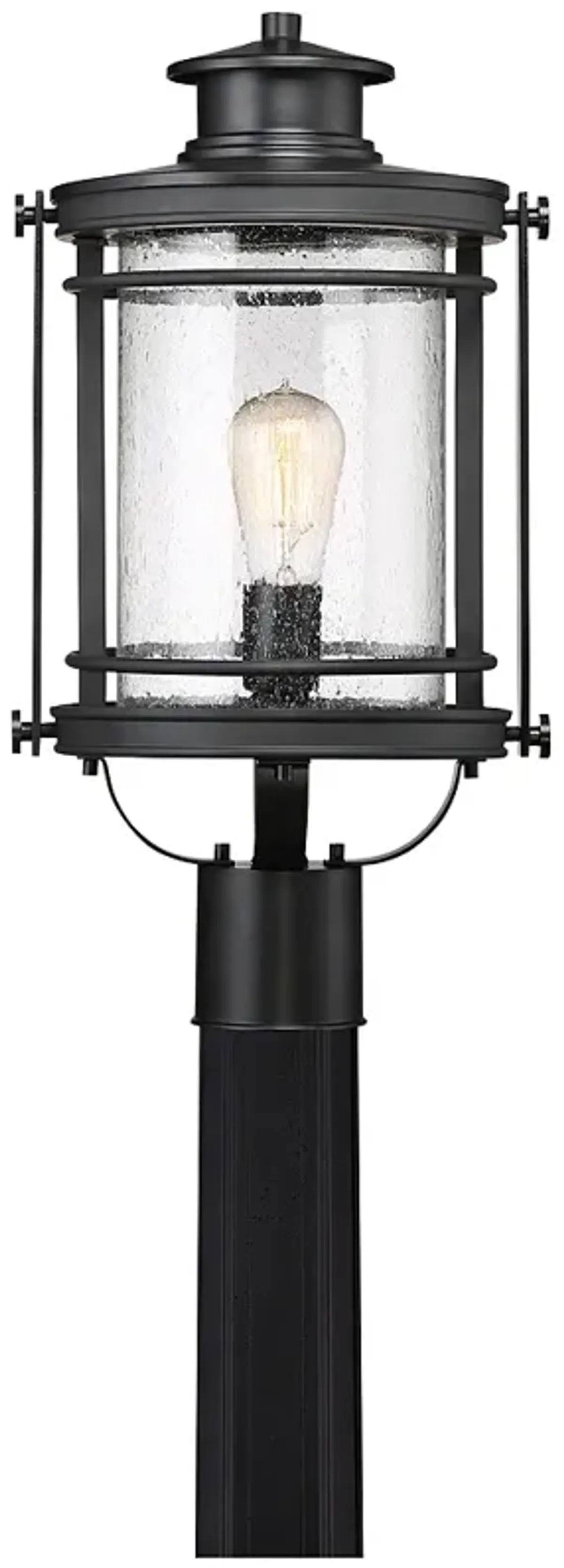 Quoizel Booker 19 1/2" High Mystic Black Outdoor Post Light