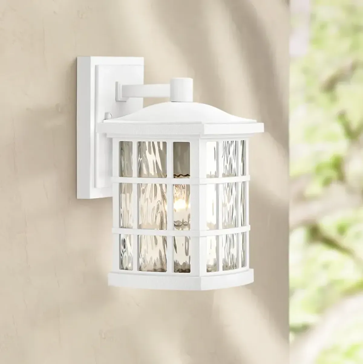 Quoizel Stonington 10 1/2" High Fresco Outdoor Wall Light