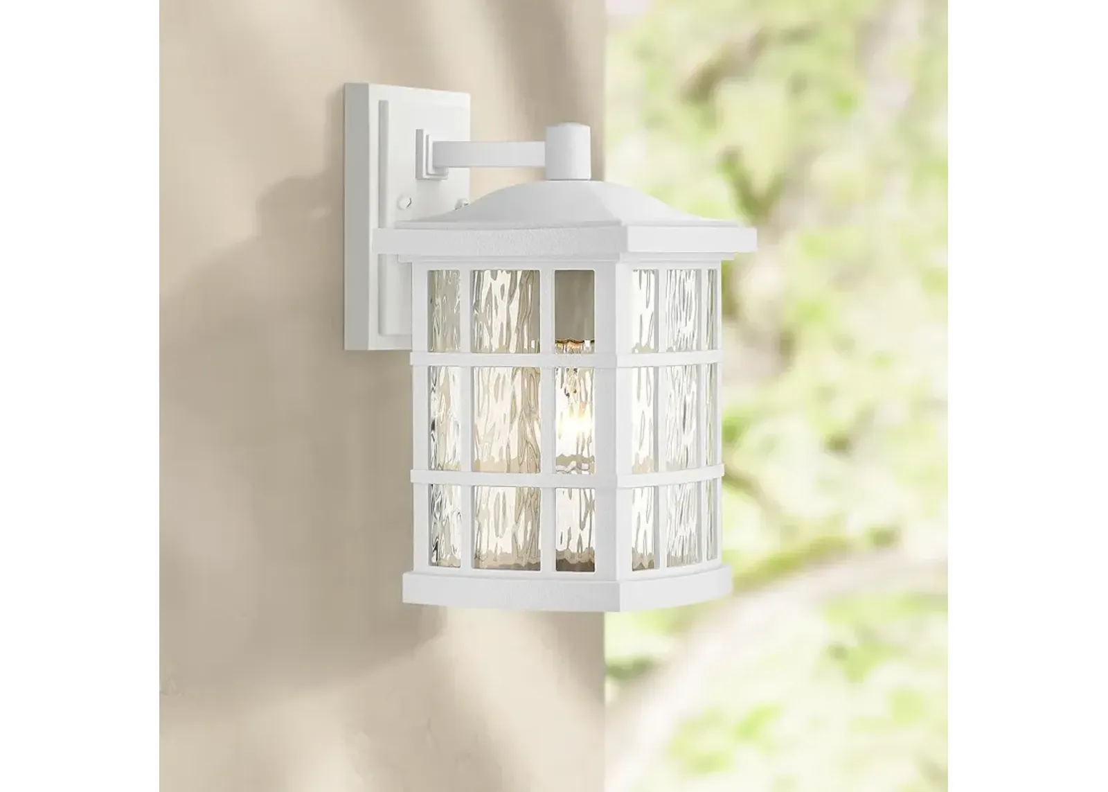 Quoizel Stonington 13" High Fresco Outdoor Wall Light