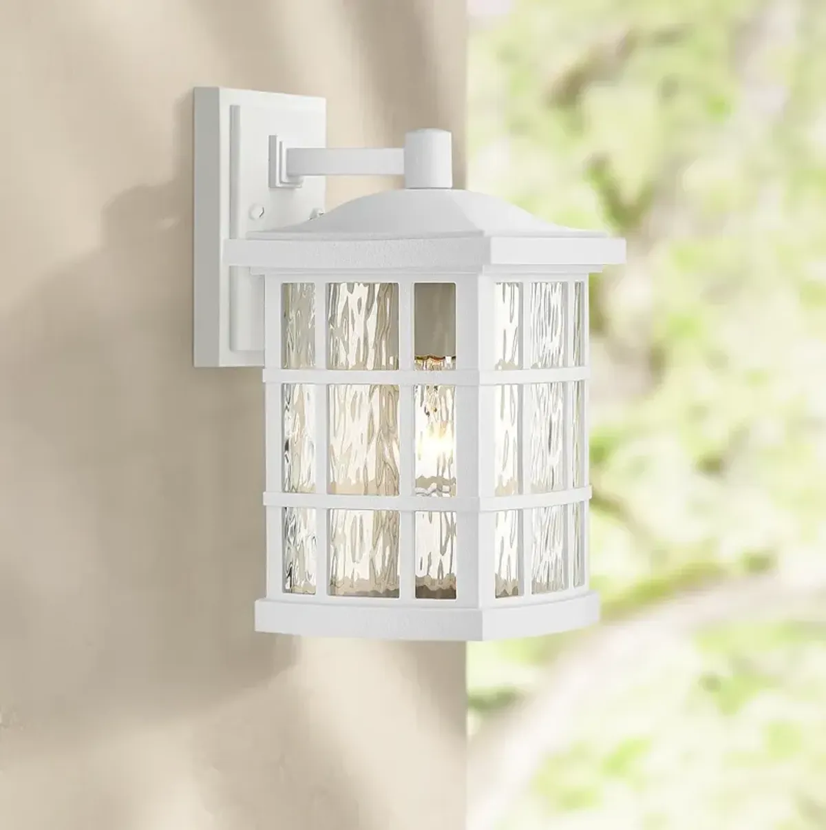 Quoizel Stonington 13" High Fresco Outdoor Wall Light