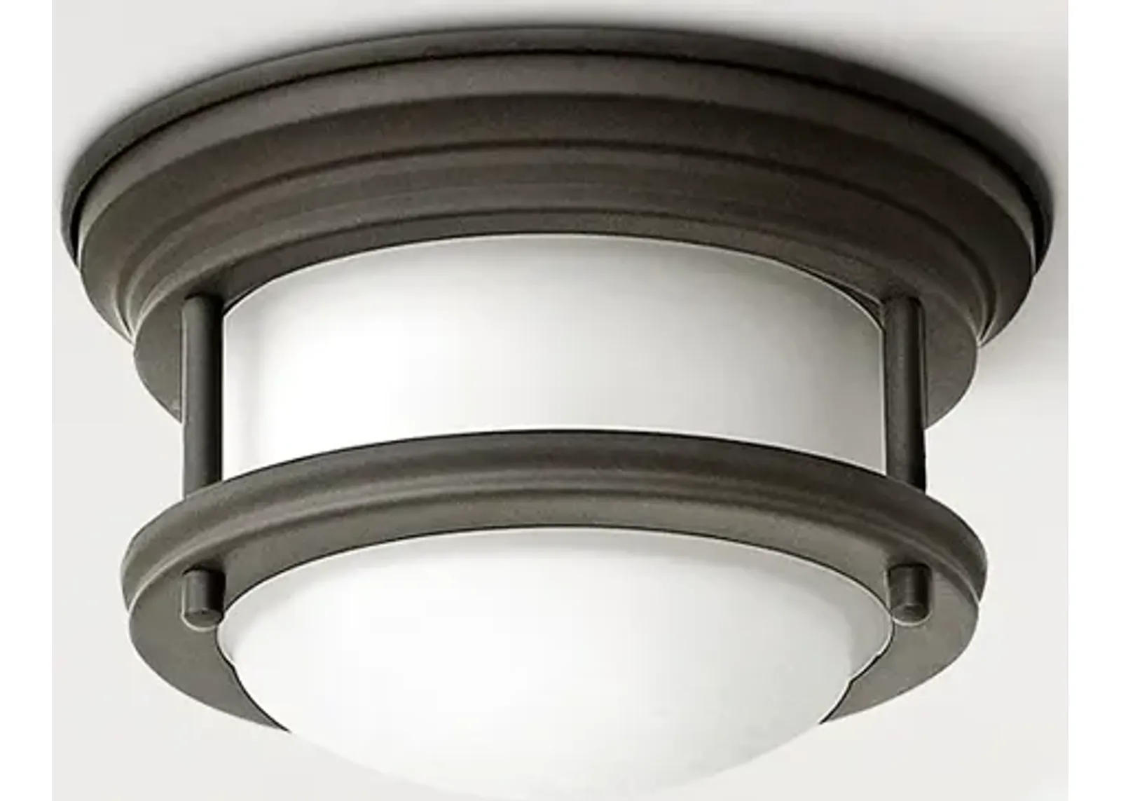 Hinkley Hathaway 7 3/4" Wide LED Oiled Bronze Button Ceiling Light