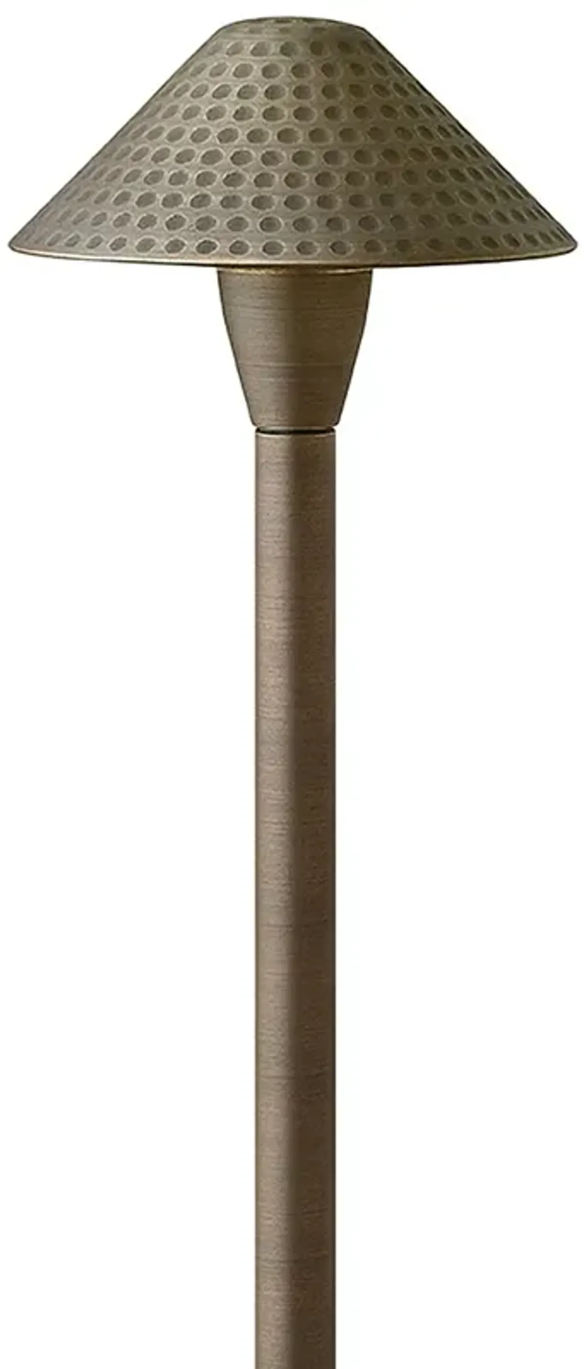 Hardy Island 23 1/4"H Matte Bronze Hammered LED Path Light