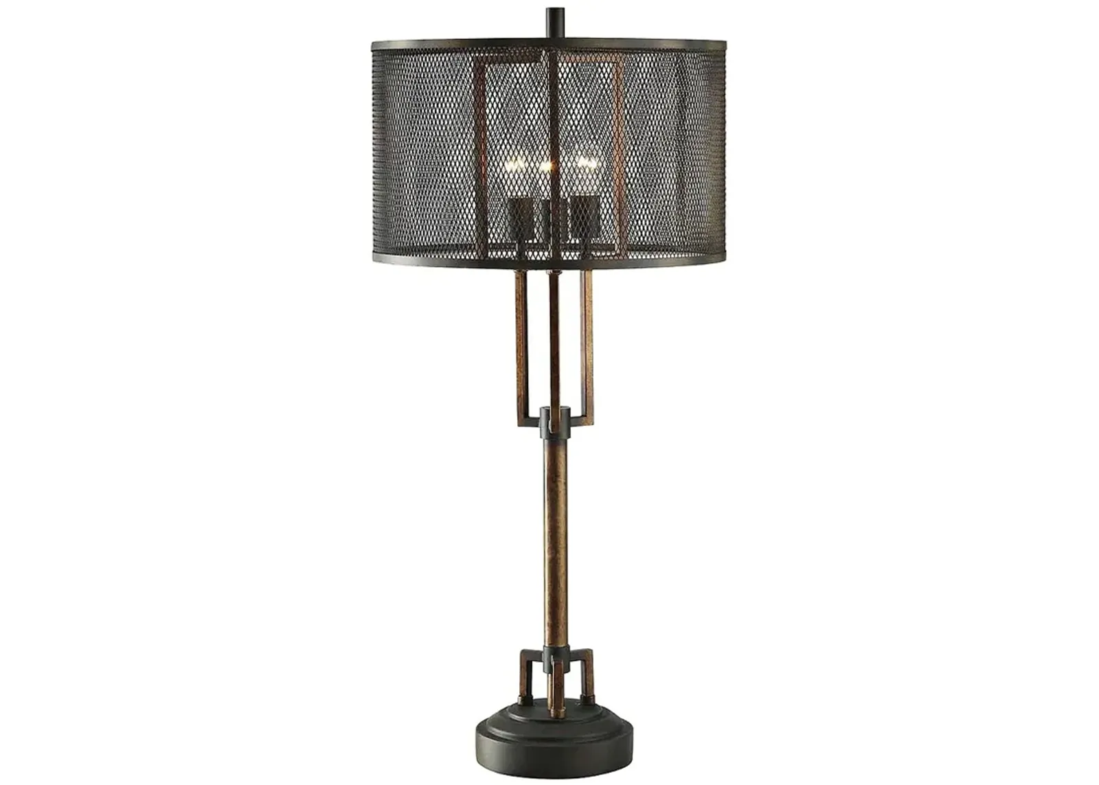 Crestview Collection Winchester 39" Copper and Iron Table Lamp