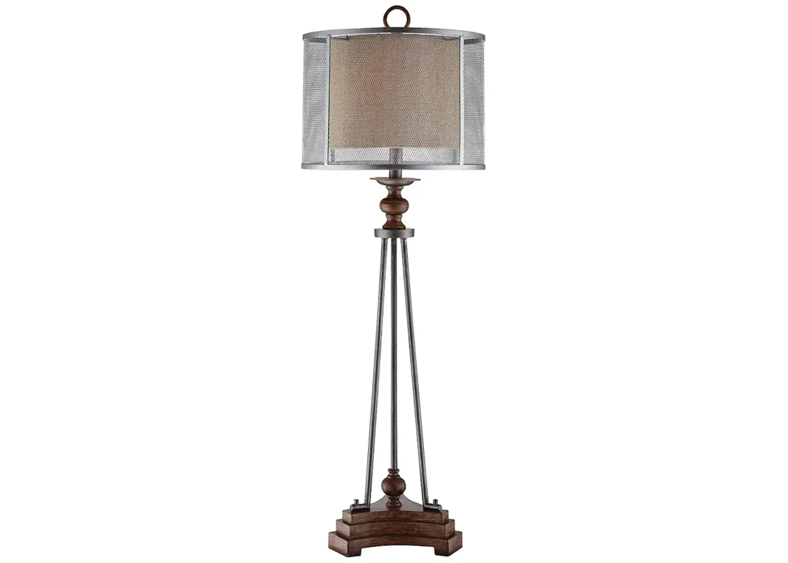 Crestview Collection Kenwood Iron and Wood Table Lamp