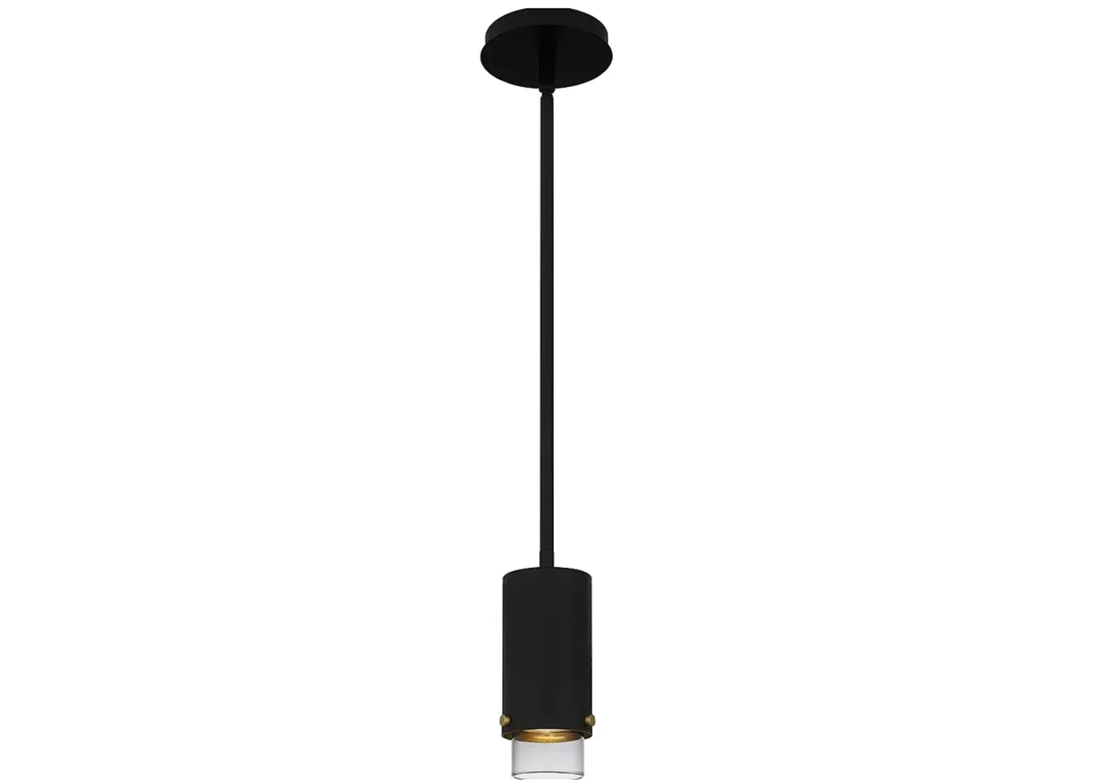 Elio 1-Light Matte Black Mini Pendant Light