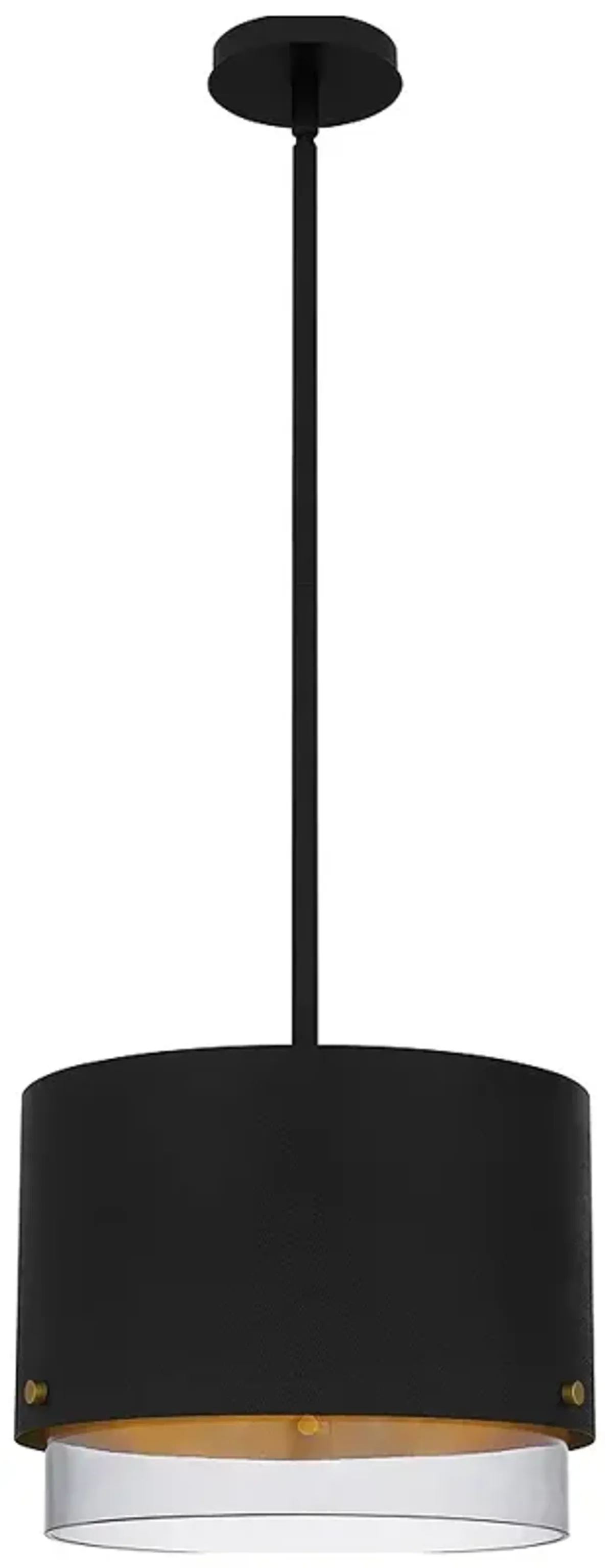 Quoizel Elio 14 1/2" Wide Matte Black Pendant Light
