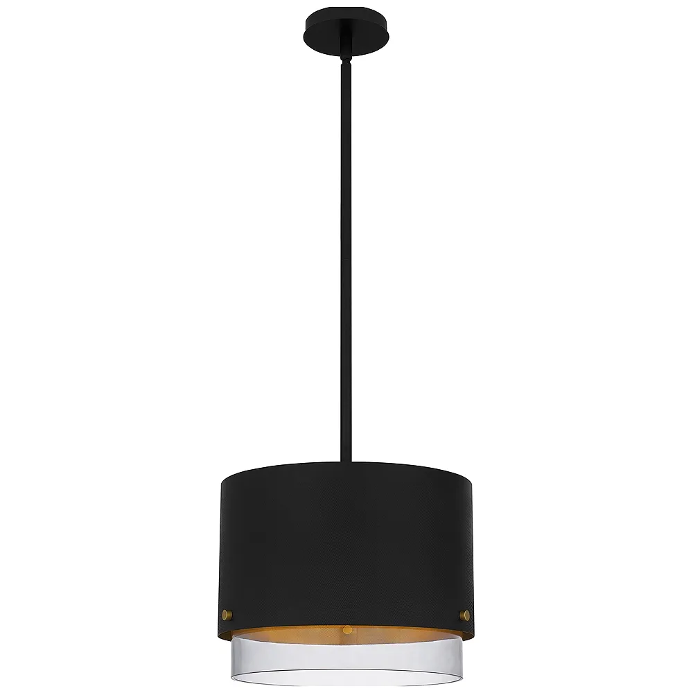 Elio 3-Light Matte Black Pendant Light