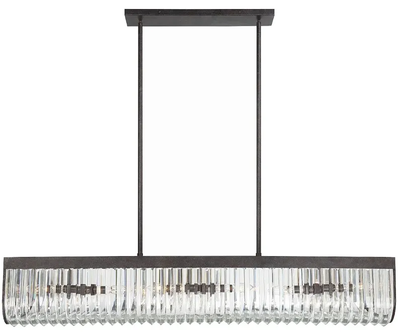 Alister 6 Light Charcoal Bronze Chandelier