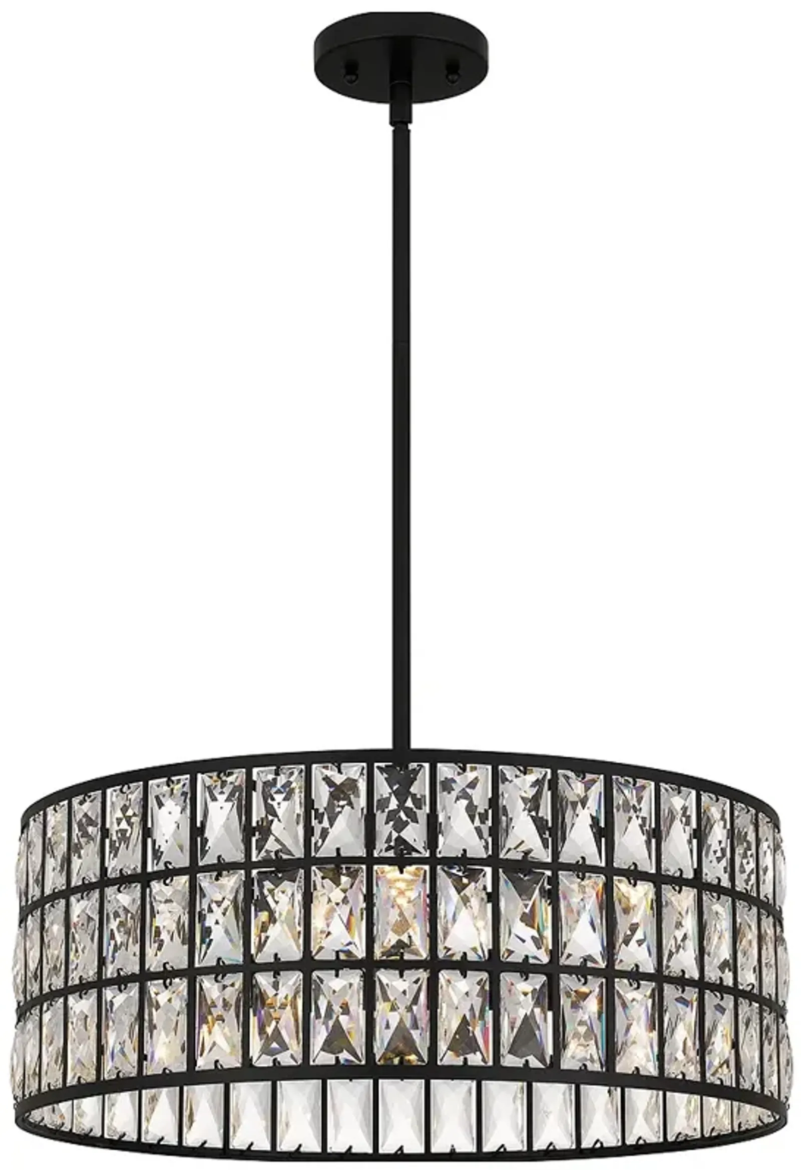 Gibson 4-Light Matte Black Pendant Light