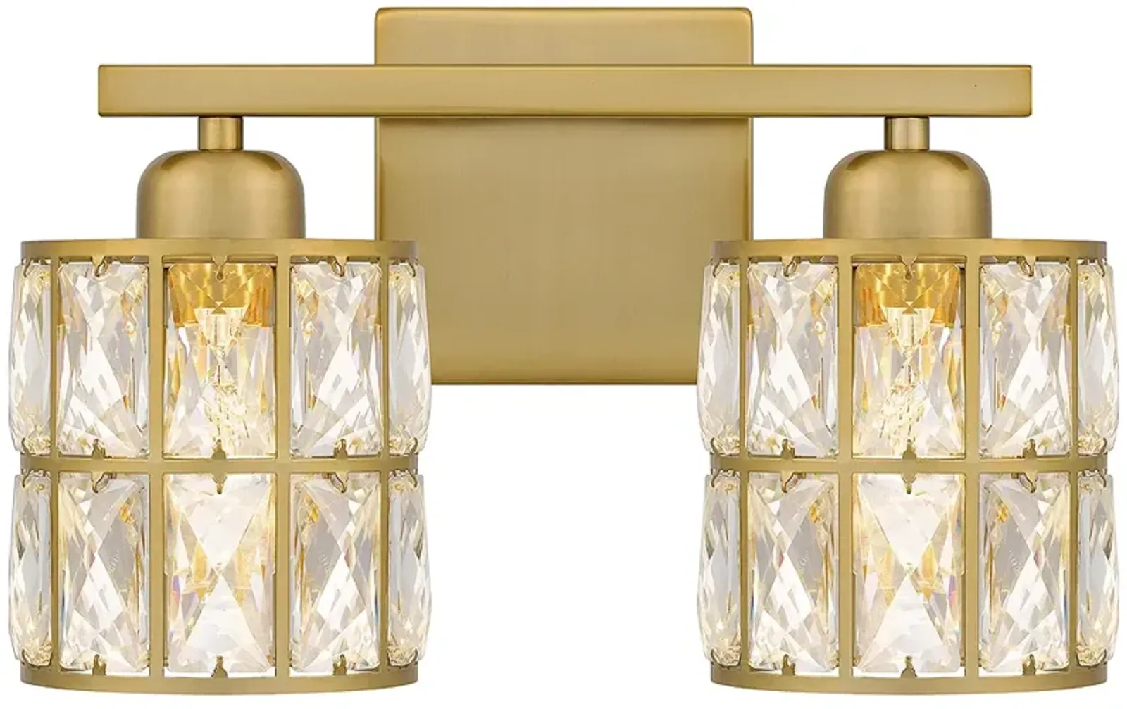 Gibson 2-Light Aged Brass Bath Light