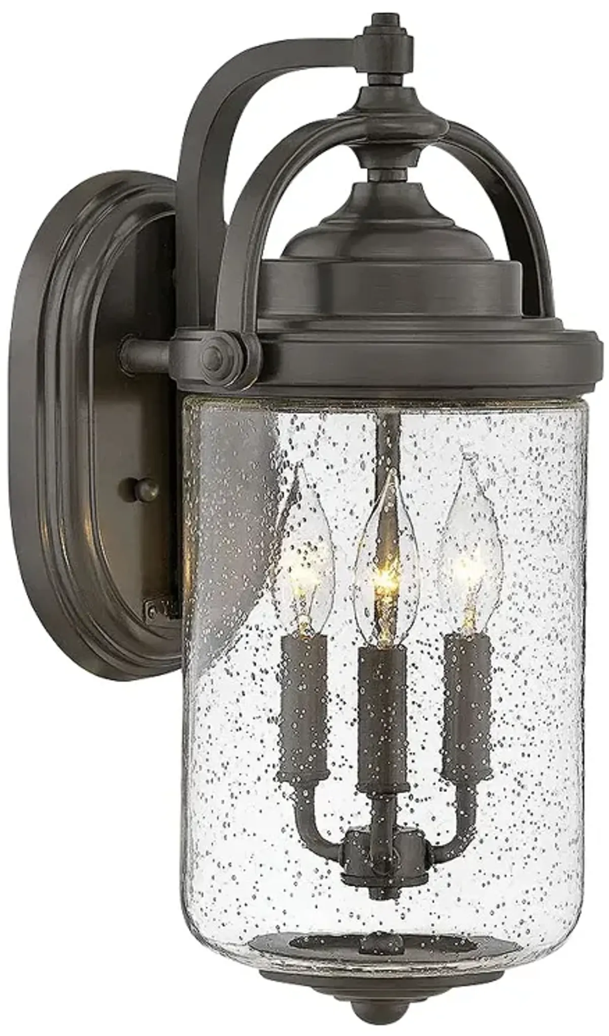 Willoughby 18 3/4" High Oil-Rubbed Bronze Outdoor Wall Light