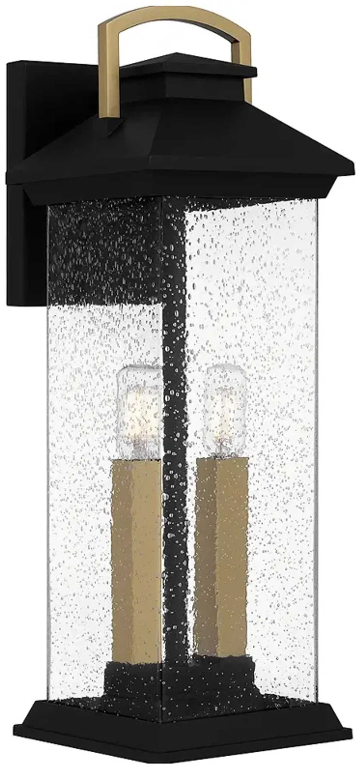 Henderson 2-Light Earth Black Outdoor Wall Lantern