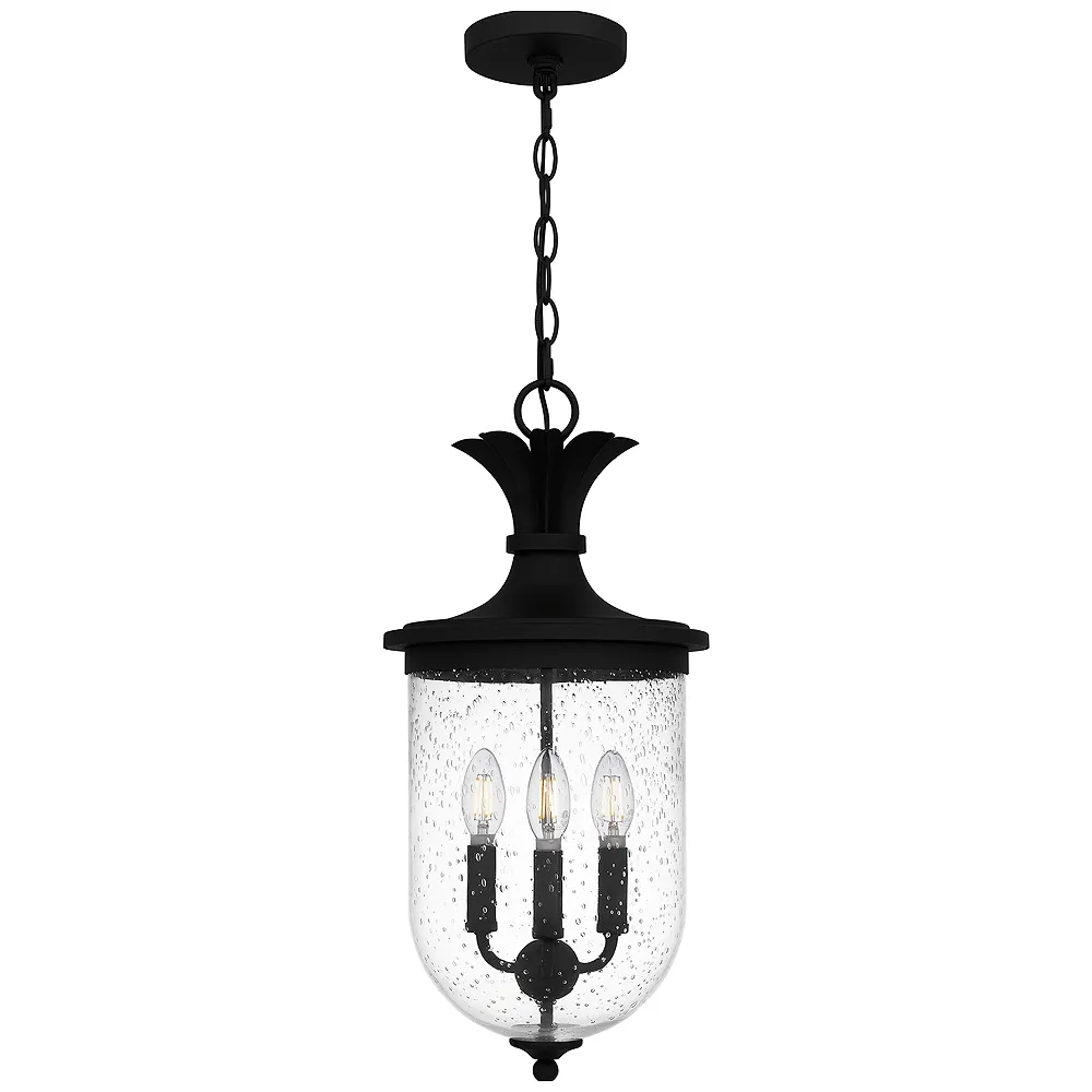 Havana 3-Light Earth Black Mini Pendant Light