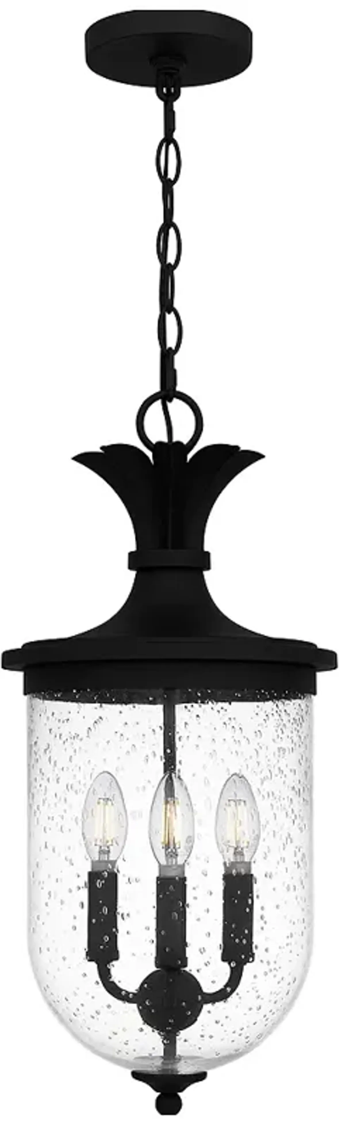 Havana 3-Light Earth Black Mini Pendant Light