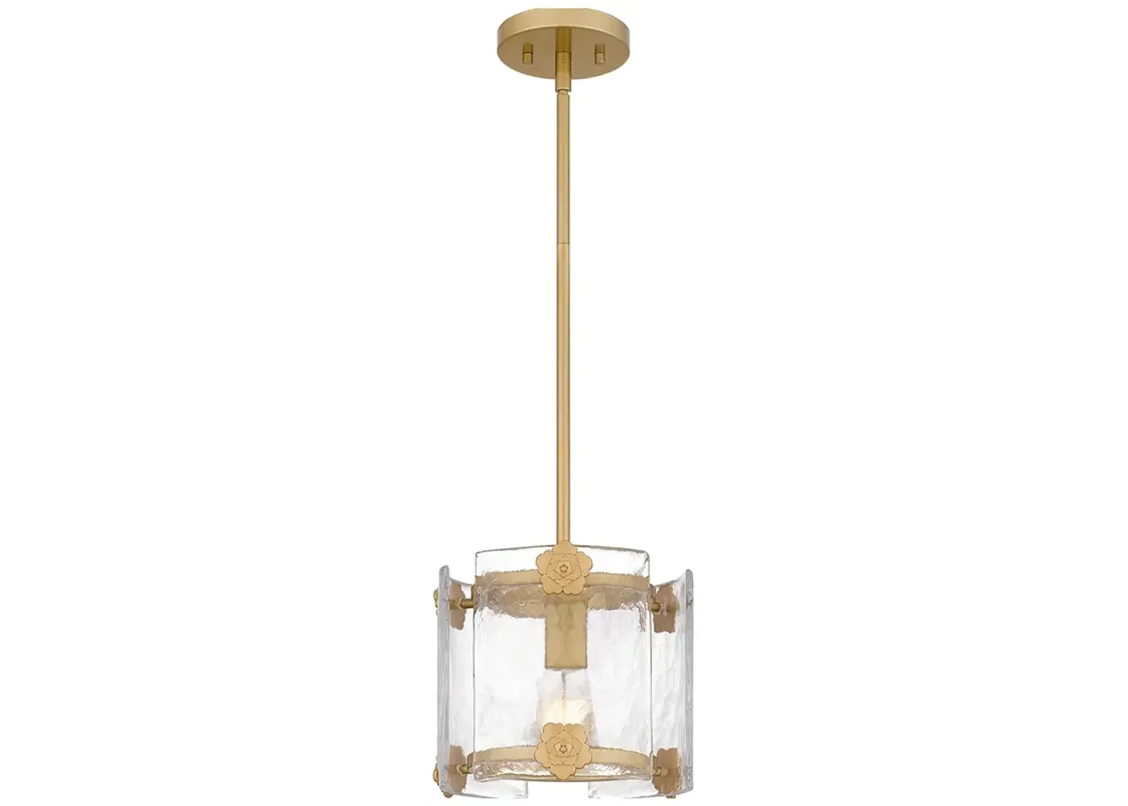 Jolie 1-Light Light Gold Mini Pendant Light