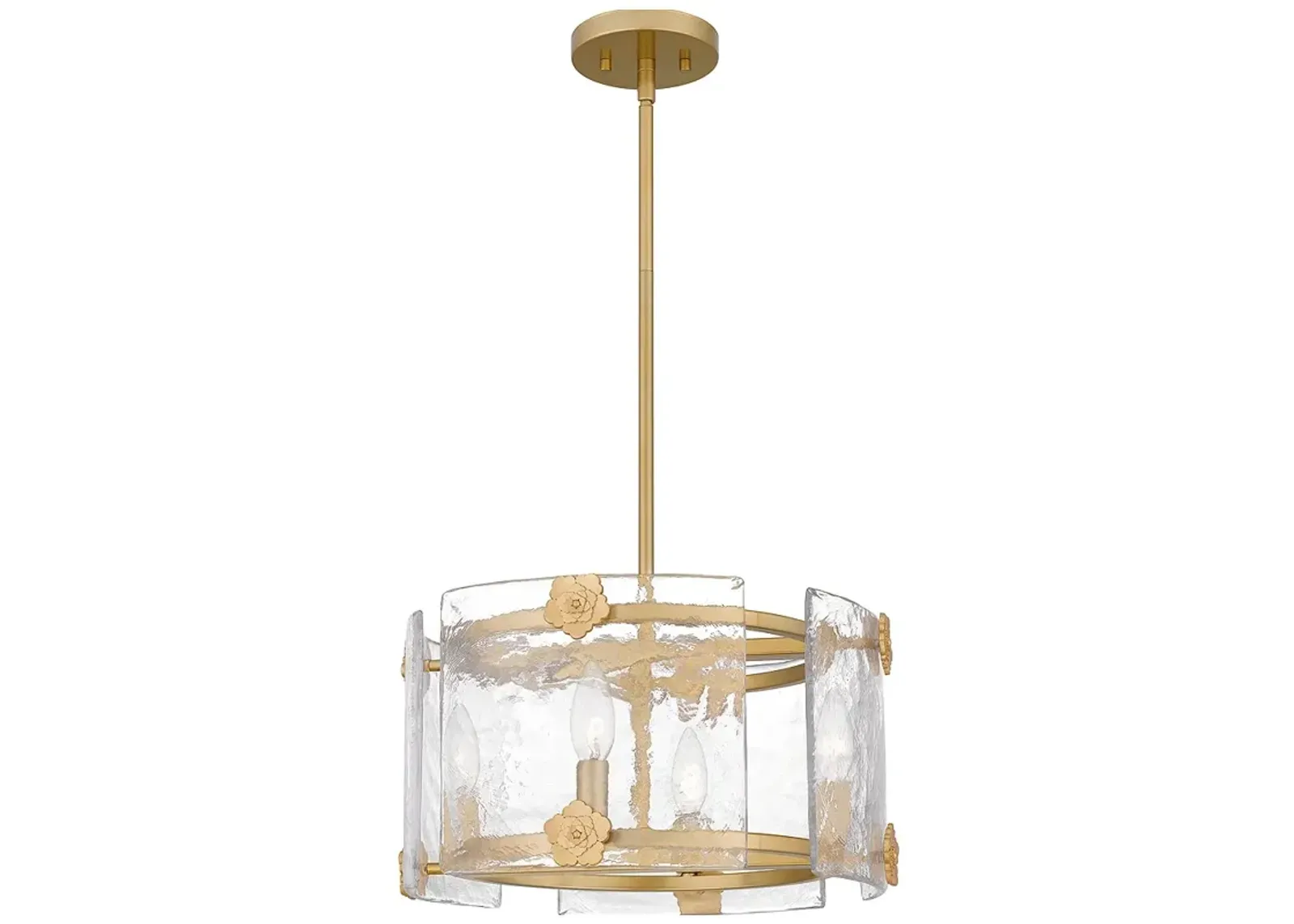 Jolie 4-Light Light Gold Pendant Light