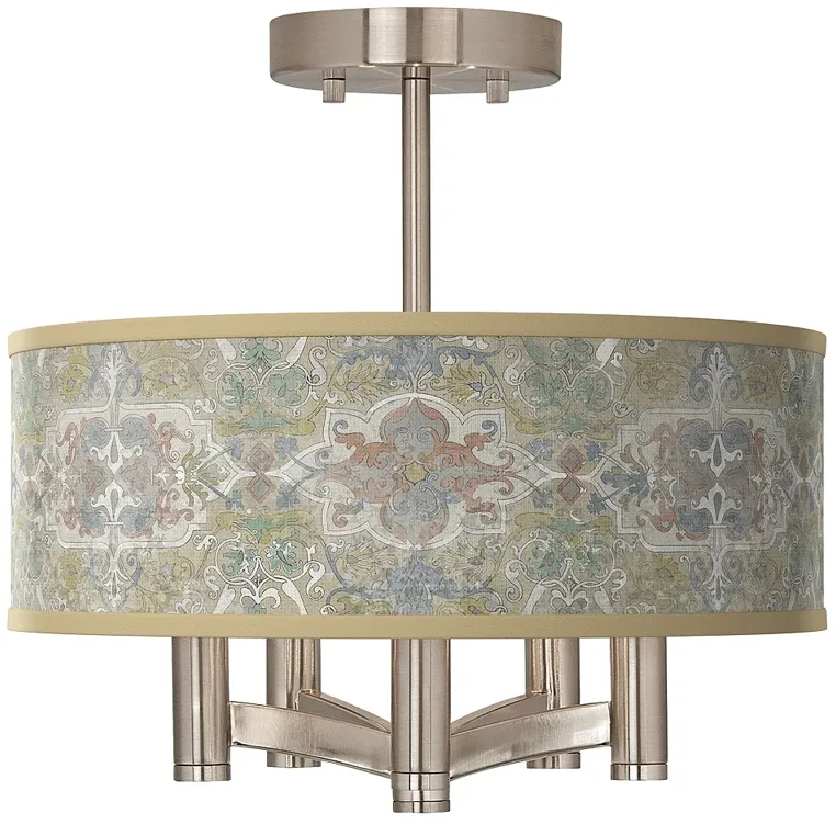 Lucrezia Ava 5-Light Nickel Ceiling Light