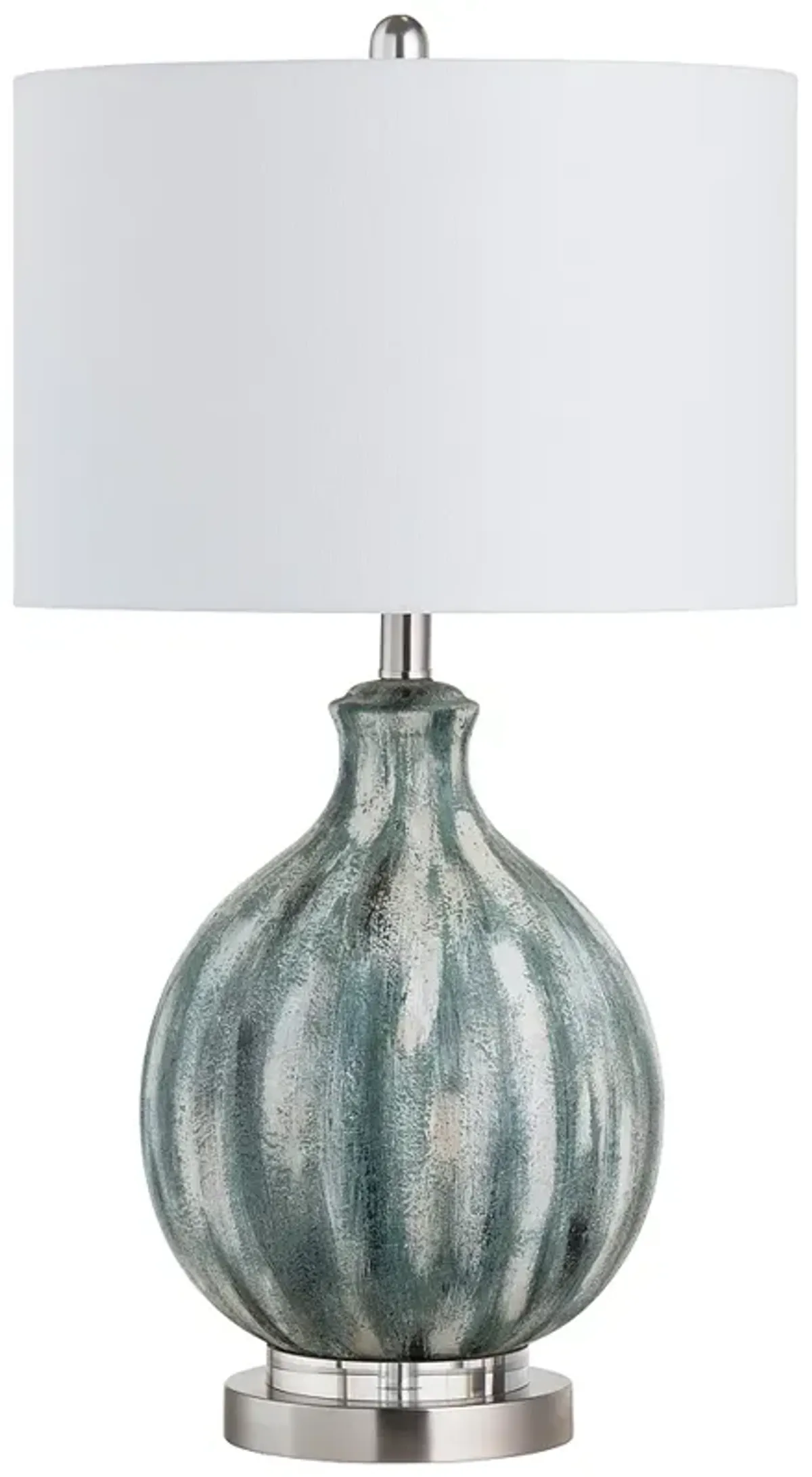 Crestview Collection Ashburne 27 1/4" Blue Gray Ceramic Table Lamp