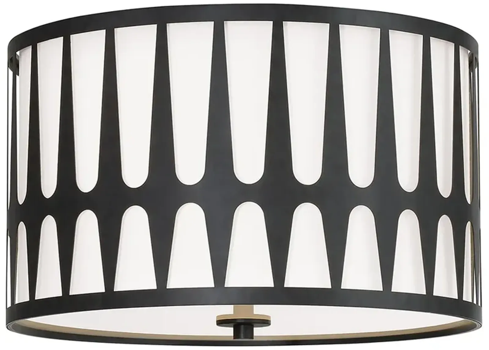 Royston 3 Light Black Ceiling Mount