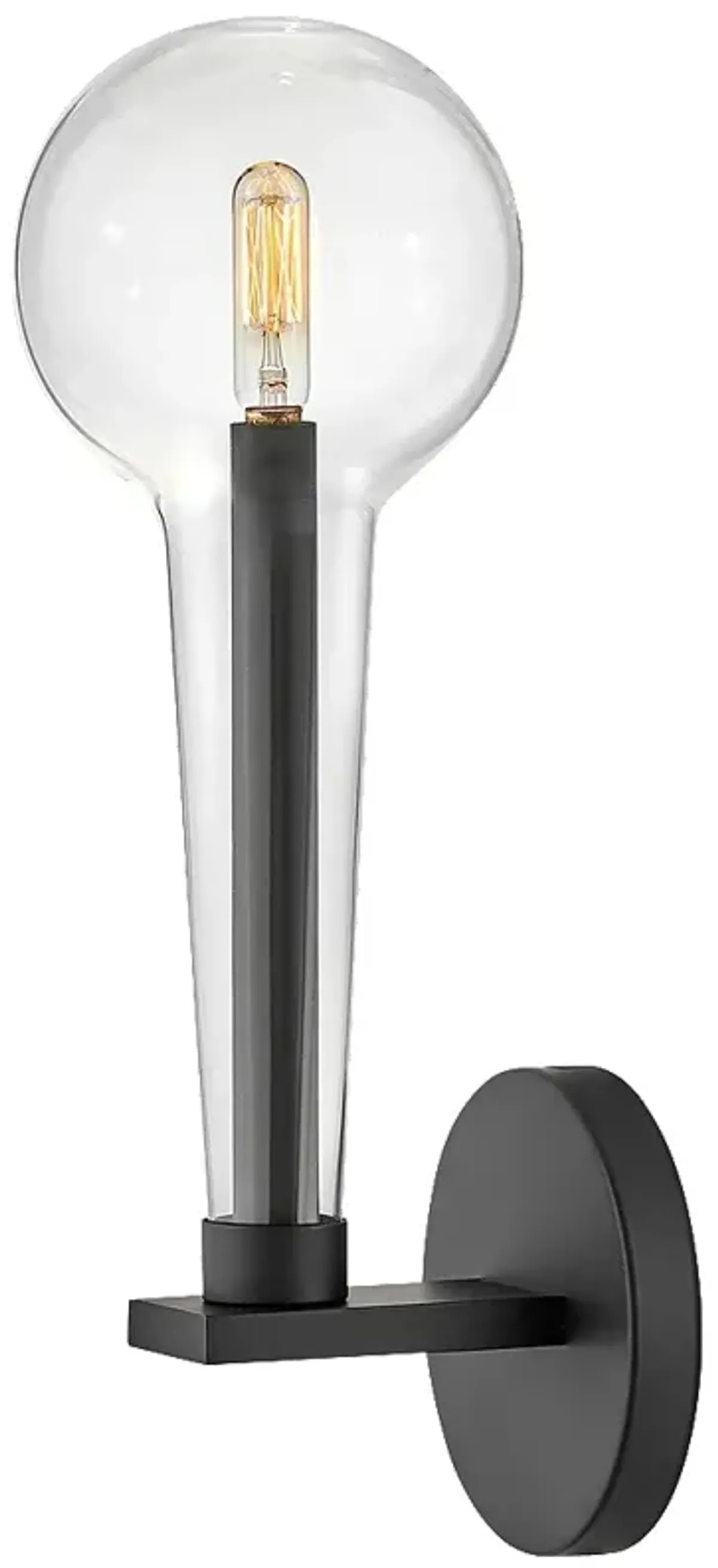 Hinkley Alchemy 15 3/4" High Black Wall Sconce