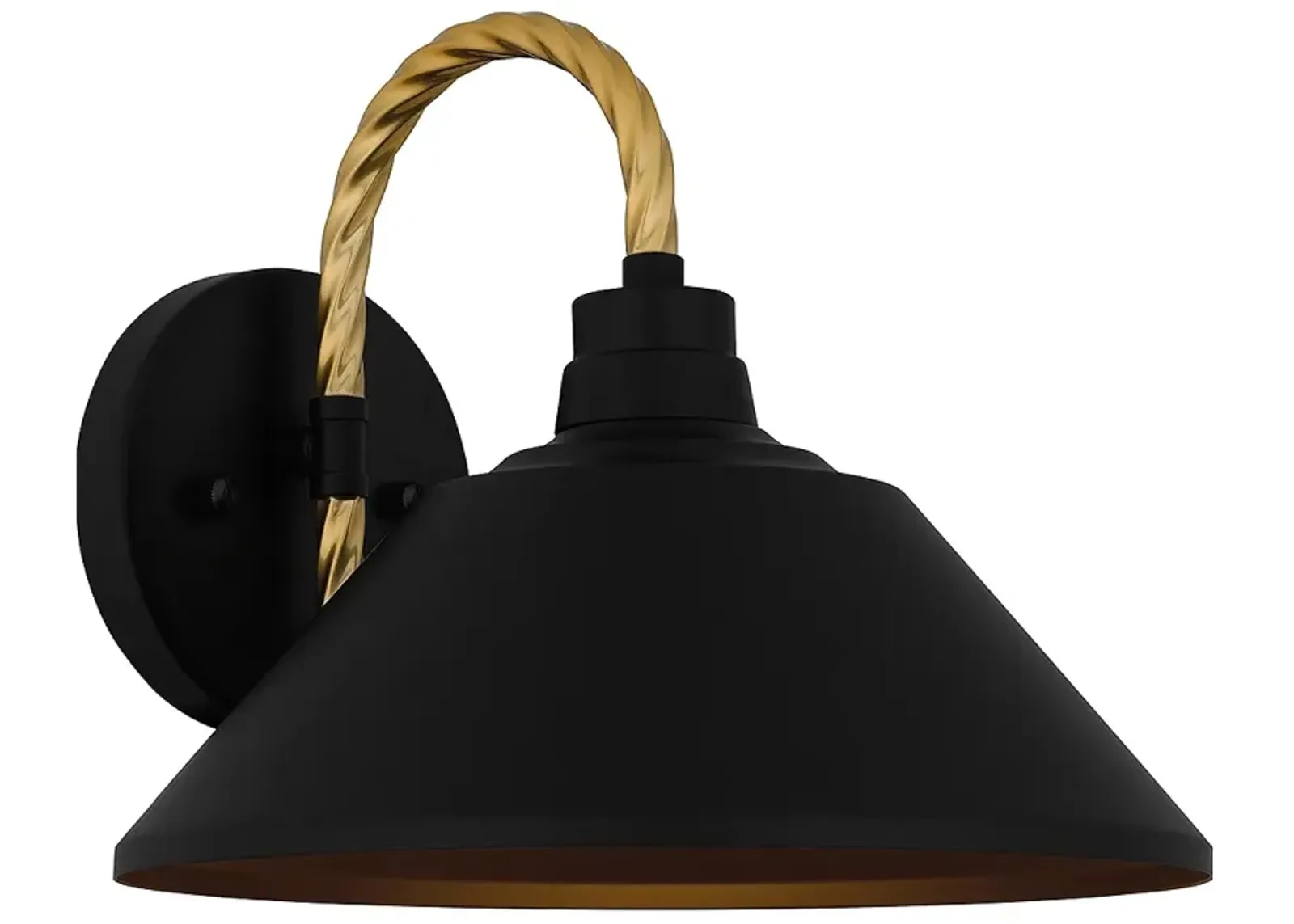 Longshore 1-Light Matte Black Outdoor Wall Lantern