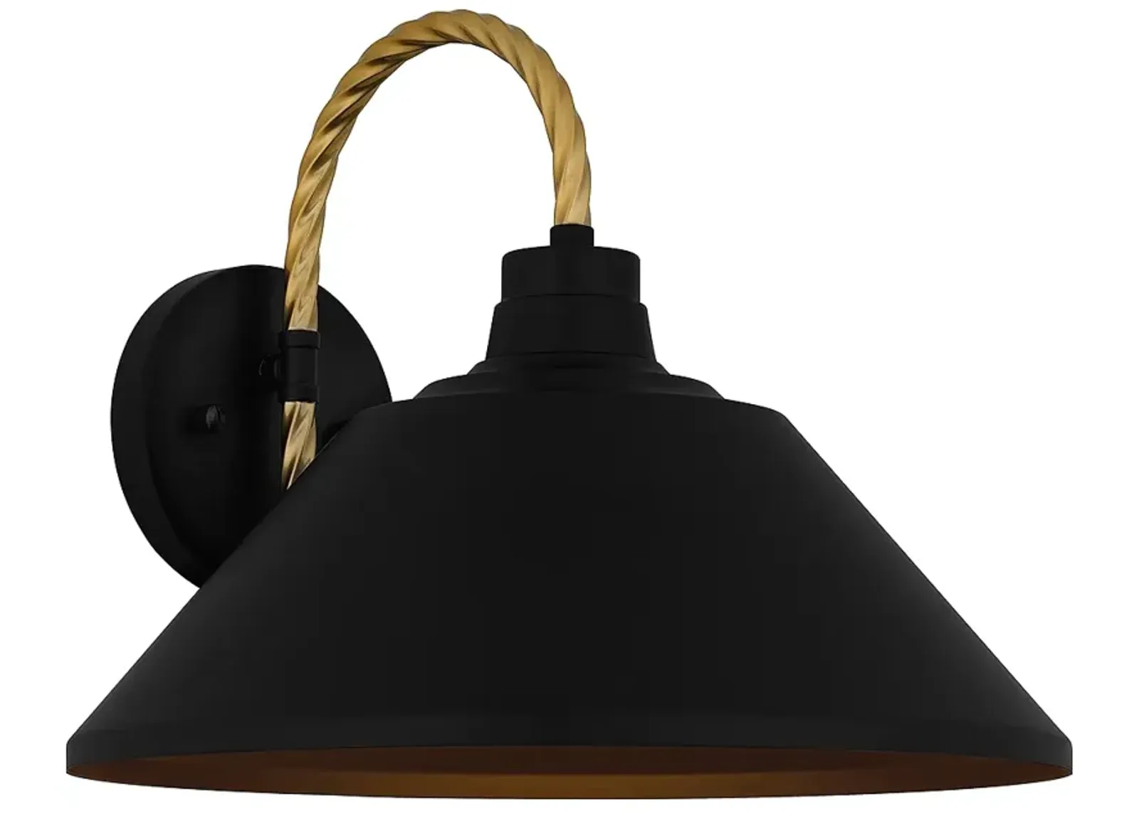 Longshore 1-Light Matte Black Outdoor Wall Lantern