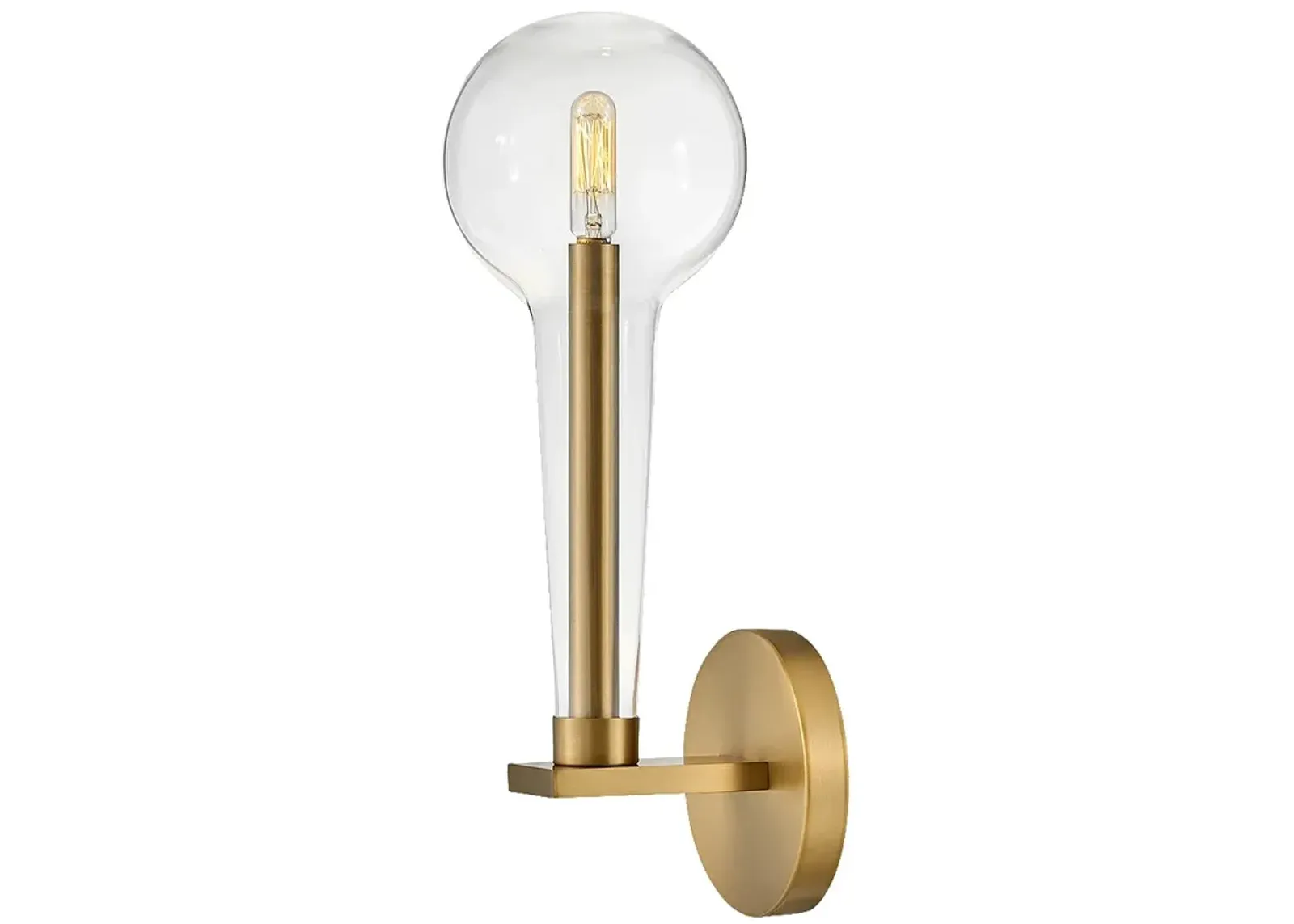 Alchemy 15 3/4" High Brass Wall Sconce by Hinkley Lighting