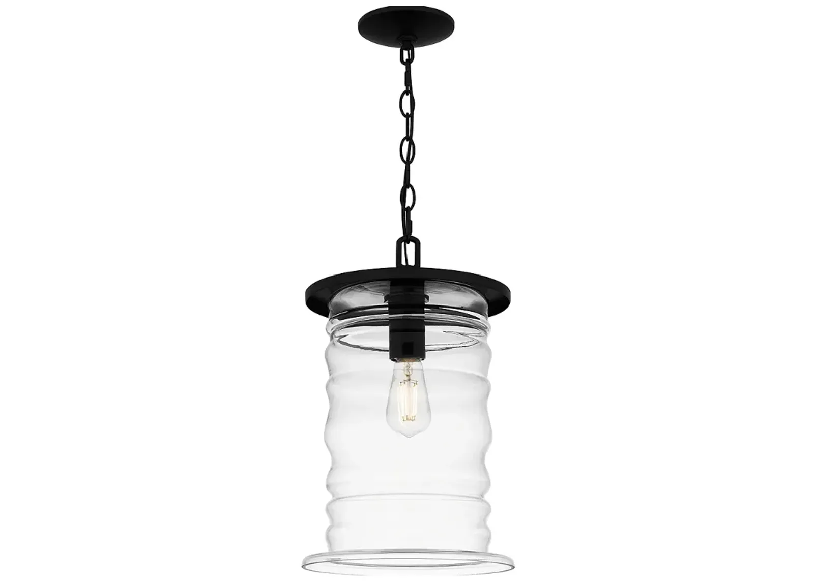 Noland 1-Light Matte Black Mini Pendant Light