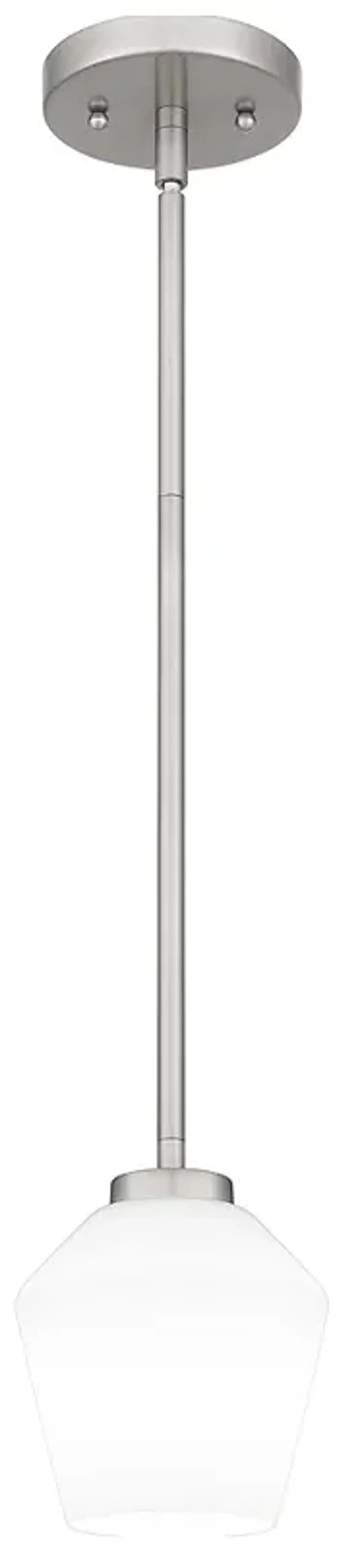 Quoizel Nielson 5 1/2" Wide Brushed Nickel Mini Pendant