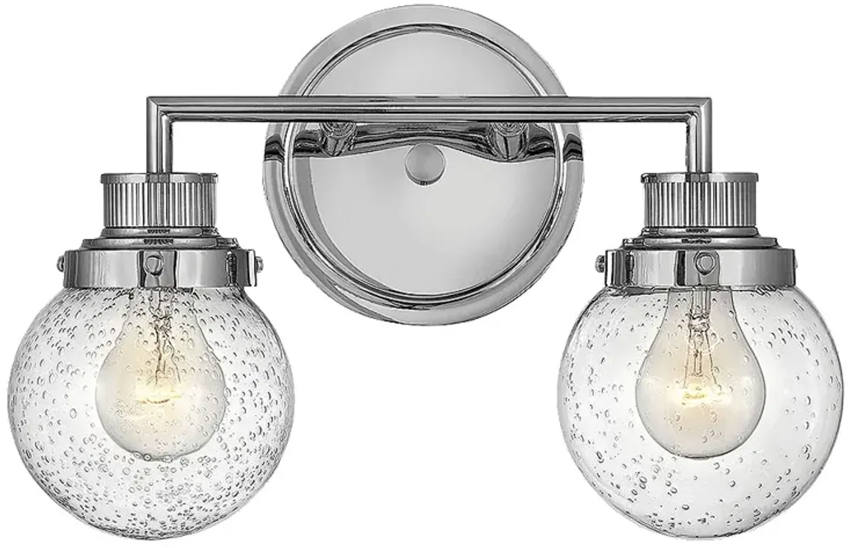 Bath Poppy-Two Light Vanity-Chrome